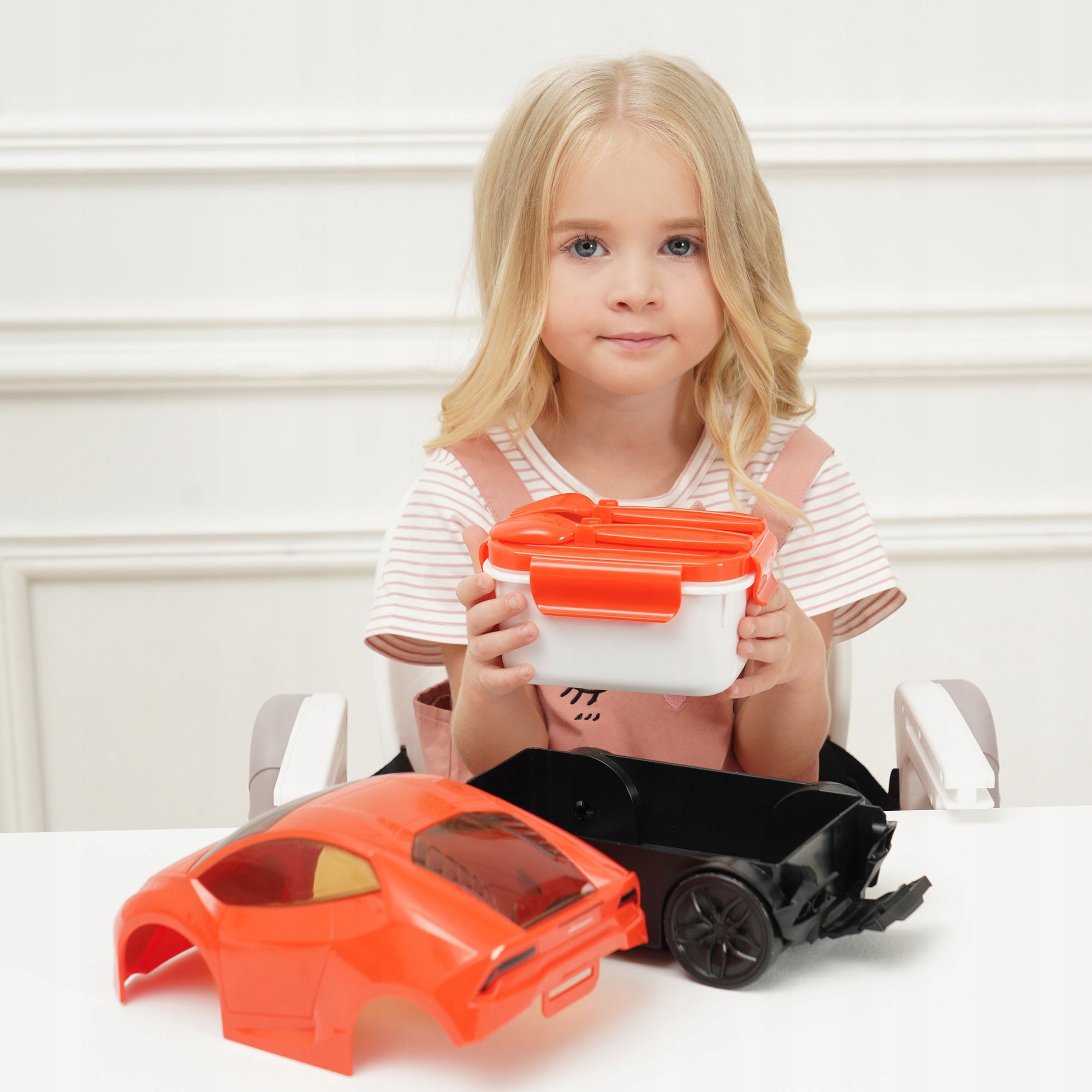 Lamborghini Huracan lunchbox Ridaz Welly czerwony Pojemność 500 ml