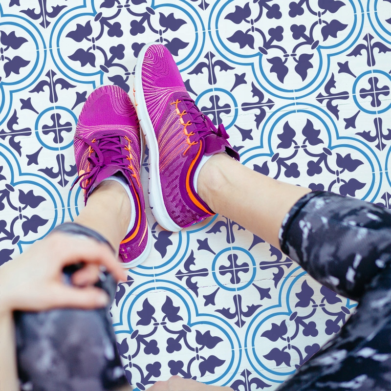 SZABLON MALARSKI do kafelków płytek GOZO 10x10 Kod producenta SZA-TIL-002_10x10