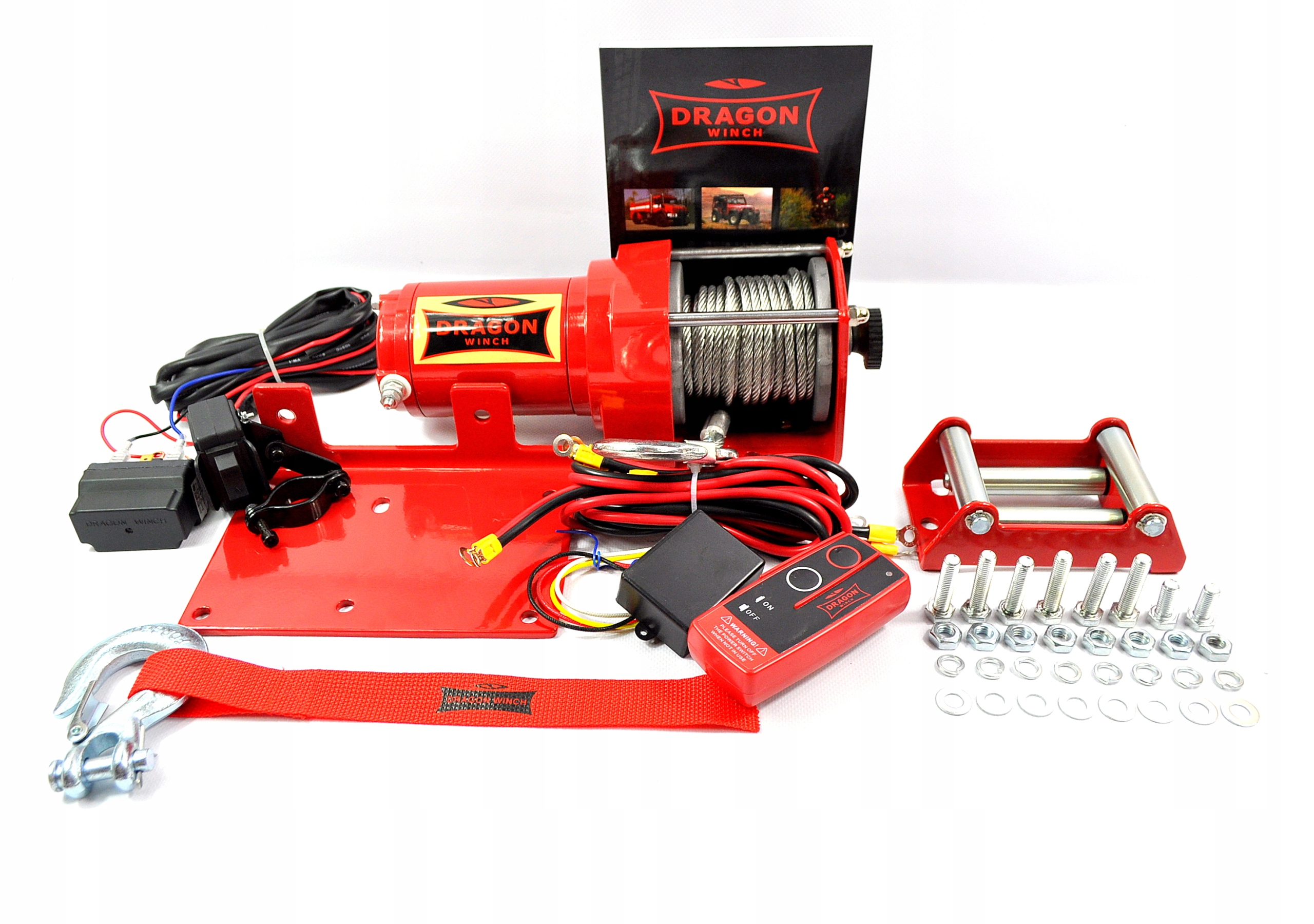 Лебедка для квадроцикла плуга Dragon WINCH 2500STPILOT