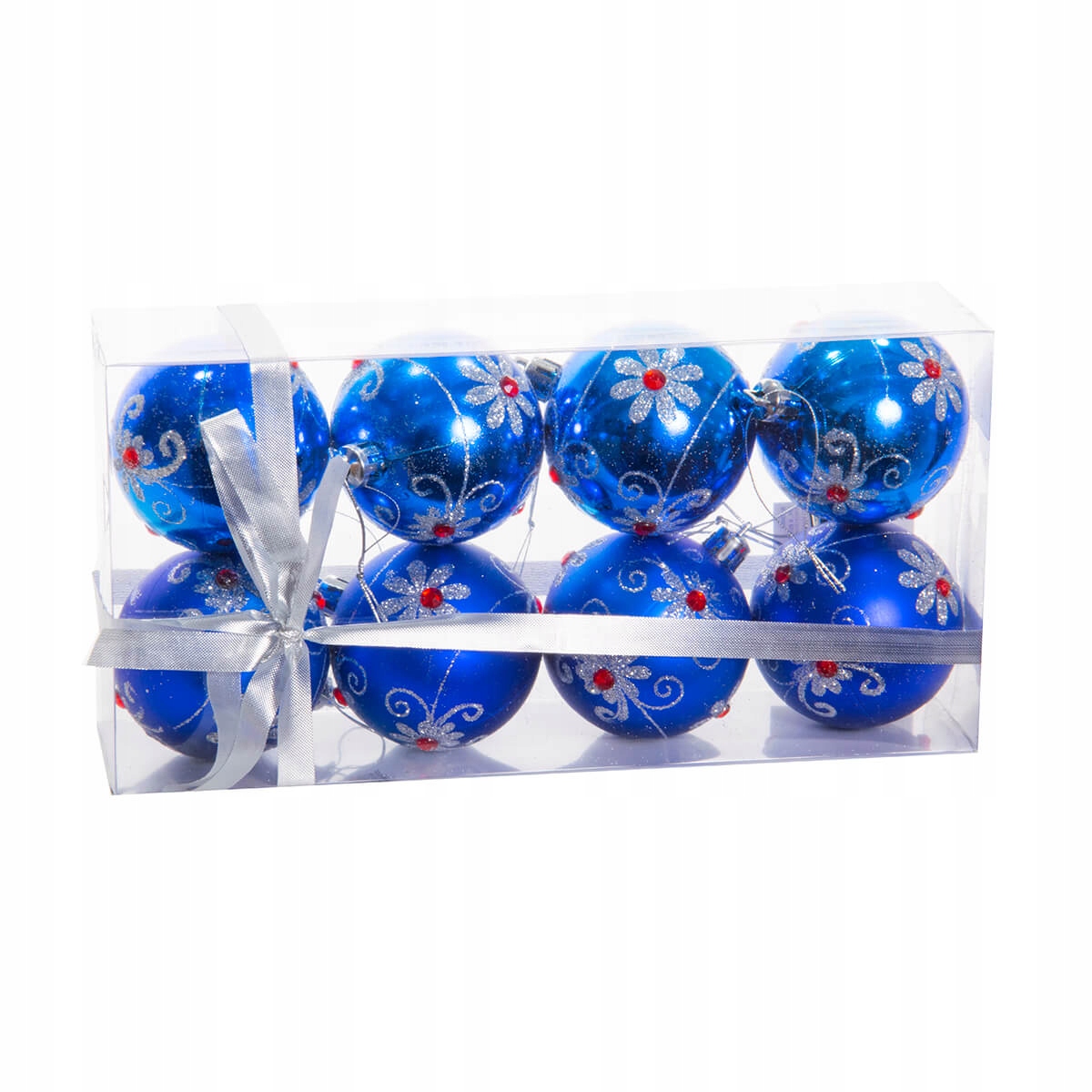 

Bombki choinkowe niebieskie 6cm kpl. 8 szt.