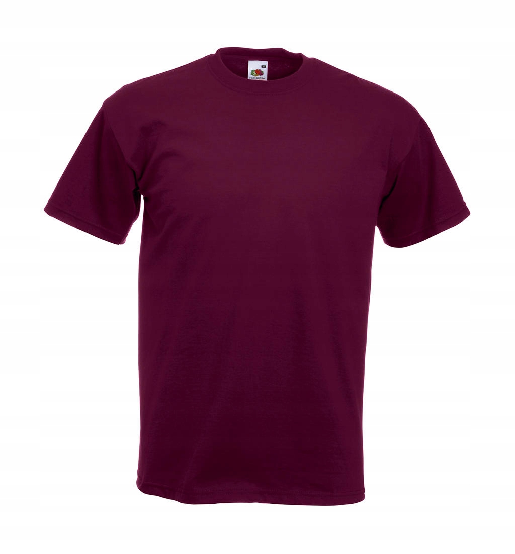 

Fruit Najgrubszy T-shirt koszulka burgundy XL