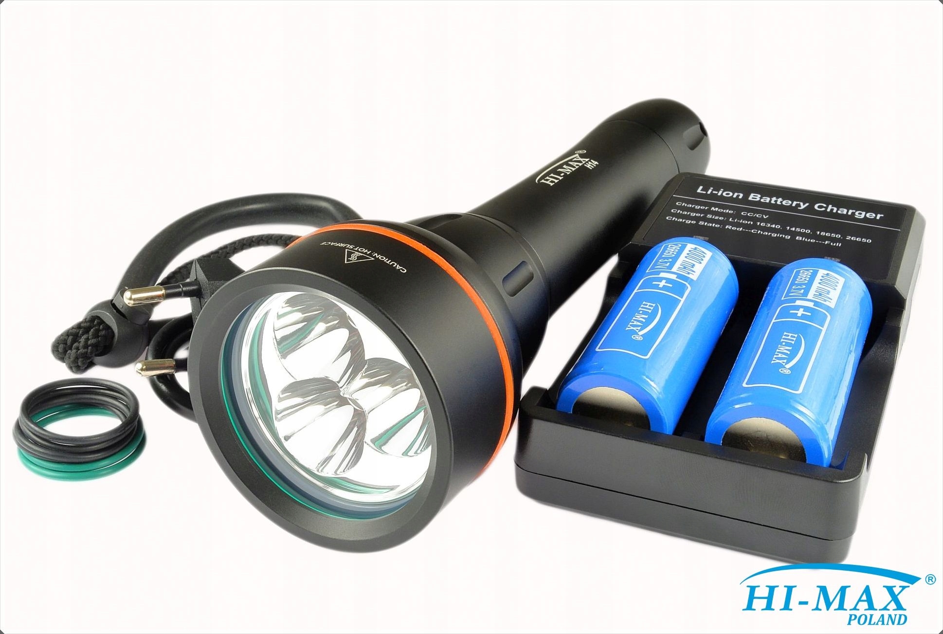 Latarka HI-MAX H14 2500lm (Zestaw)