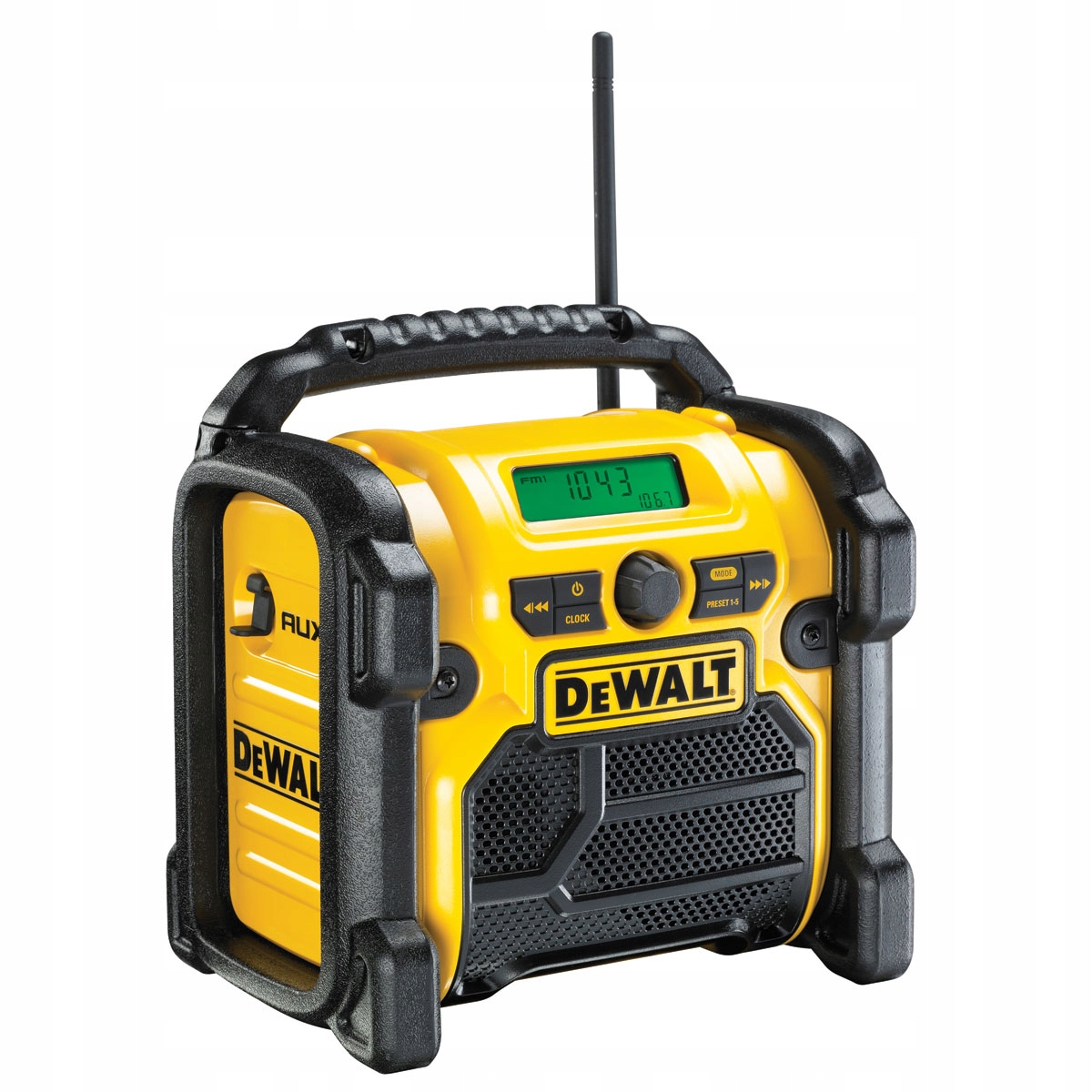 Kompaktowe radio DeWALT DCR019 Fm Am Aux 18V 230V