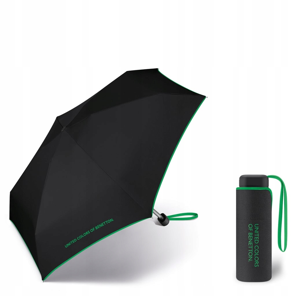 

Mała Parasolka Benetton Ultra mini flat czarna