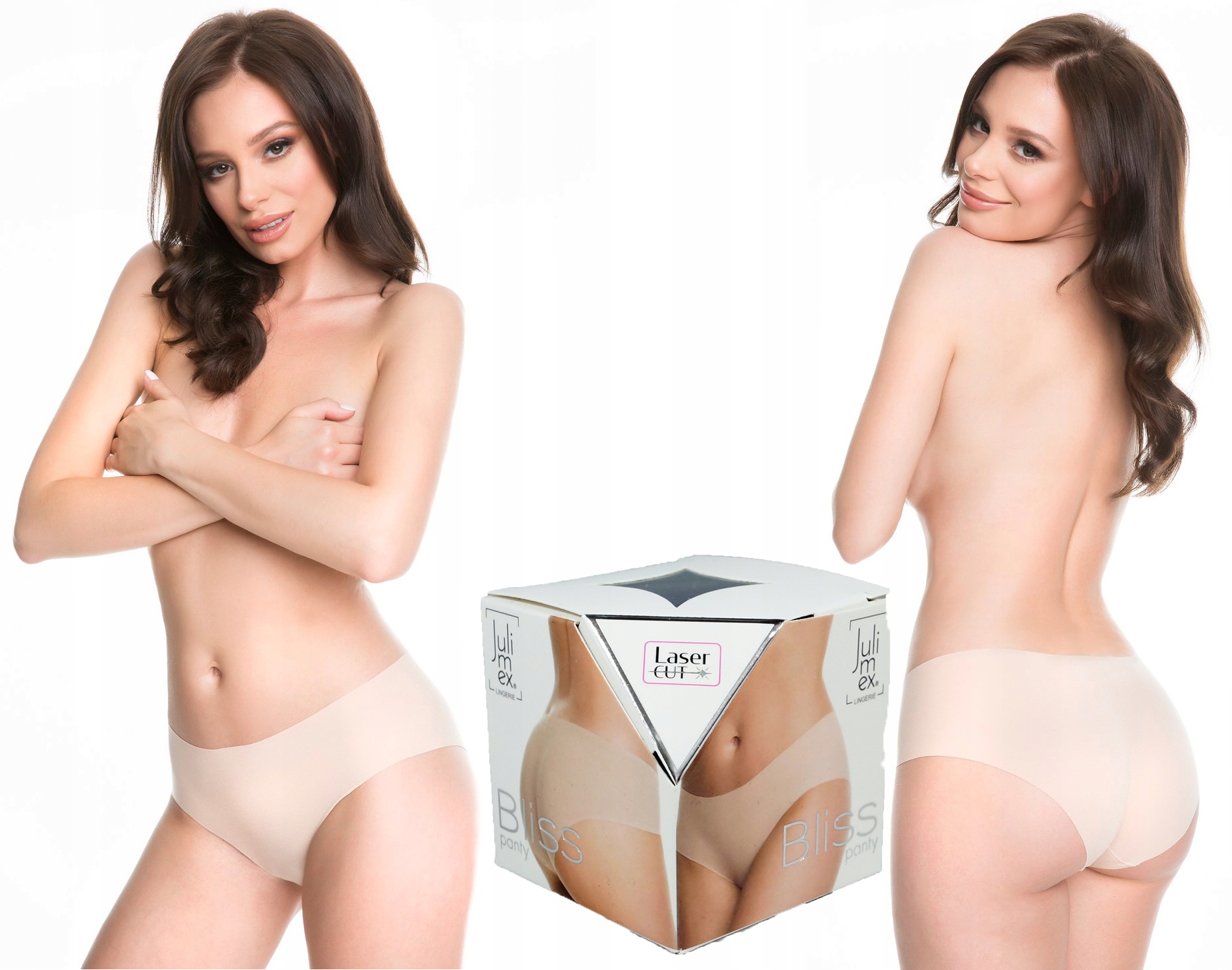 

Majtki Damskie Bliss Cięte Laserowo Julimex r S
