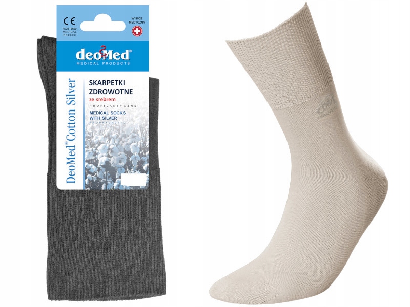 

Skarpety Bawełniane zdrow Deomed Cotton bez39-42