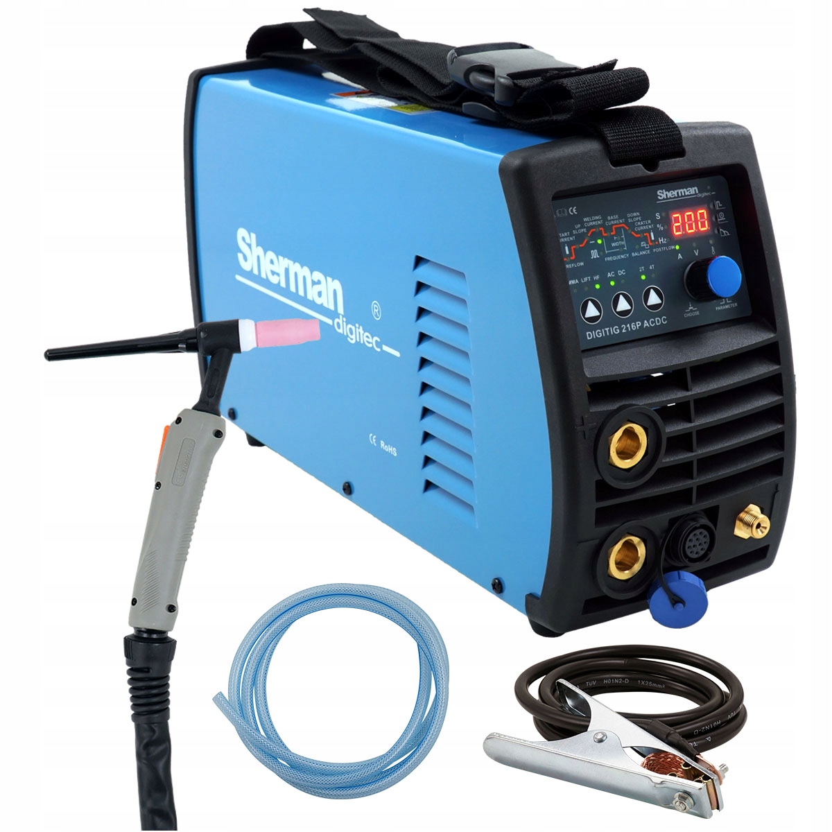 Spawarka inwertorowa TIG 200 AC/DC aluminium Puls