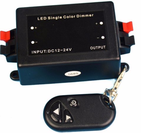 ŚCIEMNIACZ LED sterownik RF radio PILOT BRELOK 8A