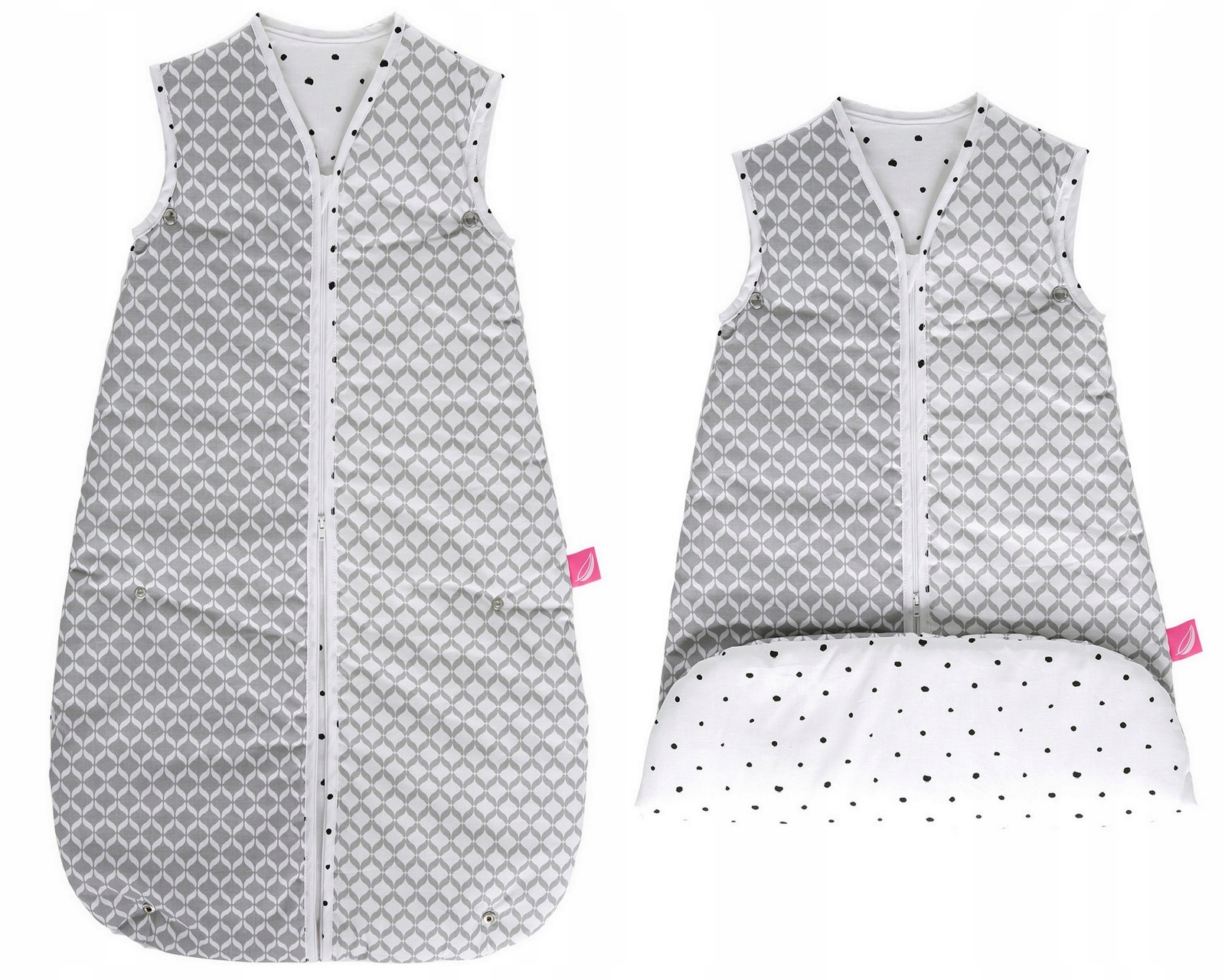 Śpiworek 2w1 (3-18 mies.) TOG 3 MOTHERHOOD Kolor dominujący odcienie szarości i srebra