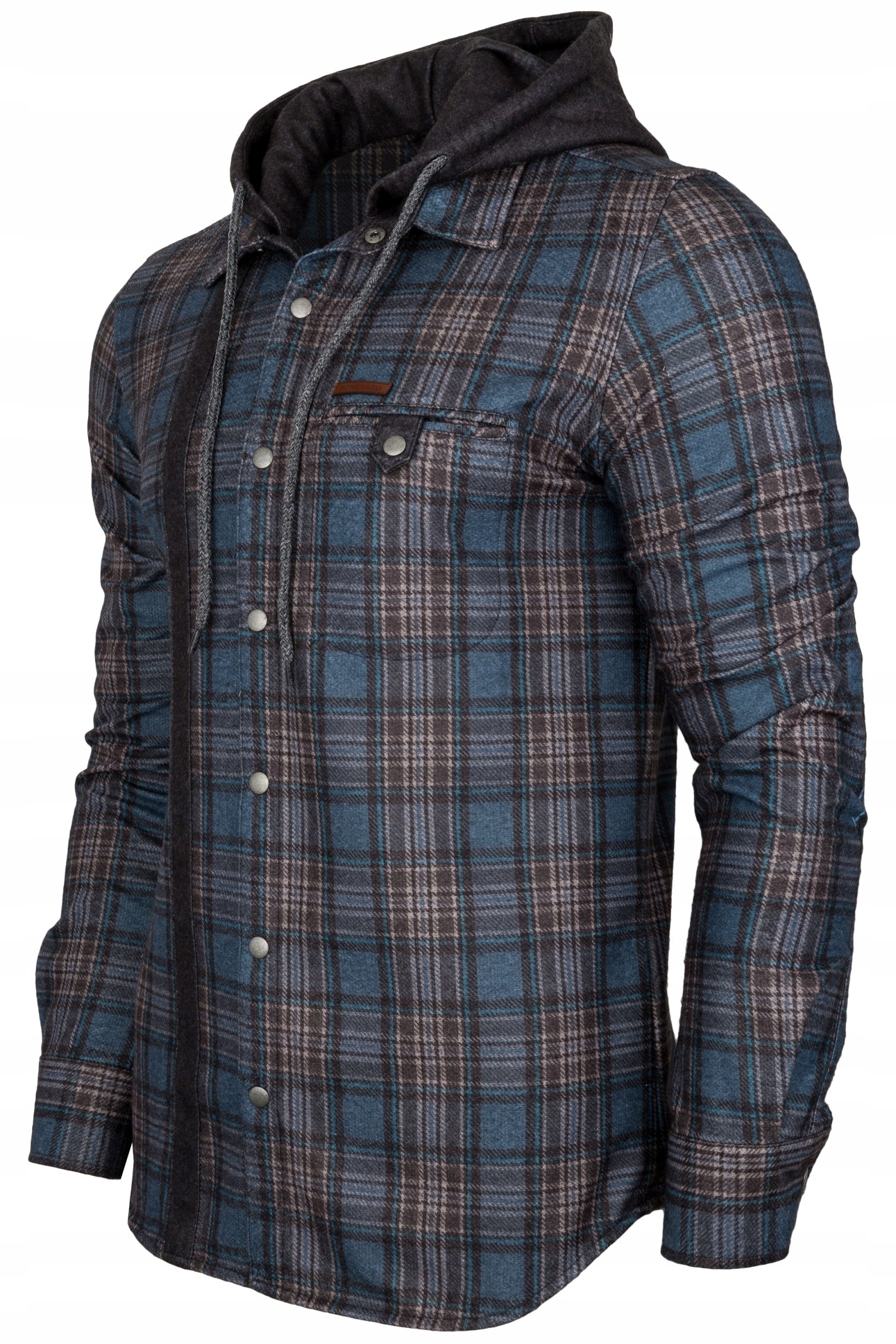 

Boneyard oryginalna bluza w kratę z kapturem___M