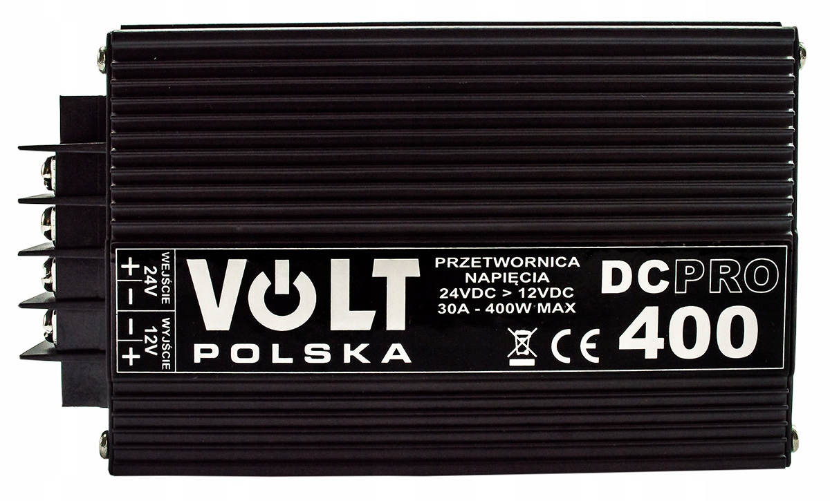 REDUKTOR NAPIĘCIA 24/12V PRZETWORNICA PRĄDU 400W P Marka Volt