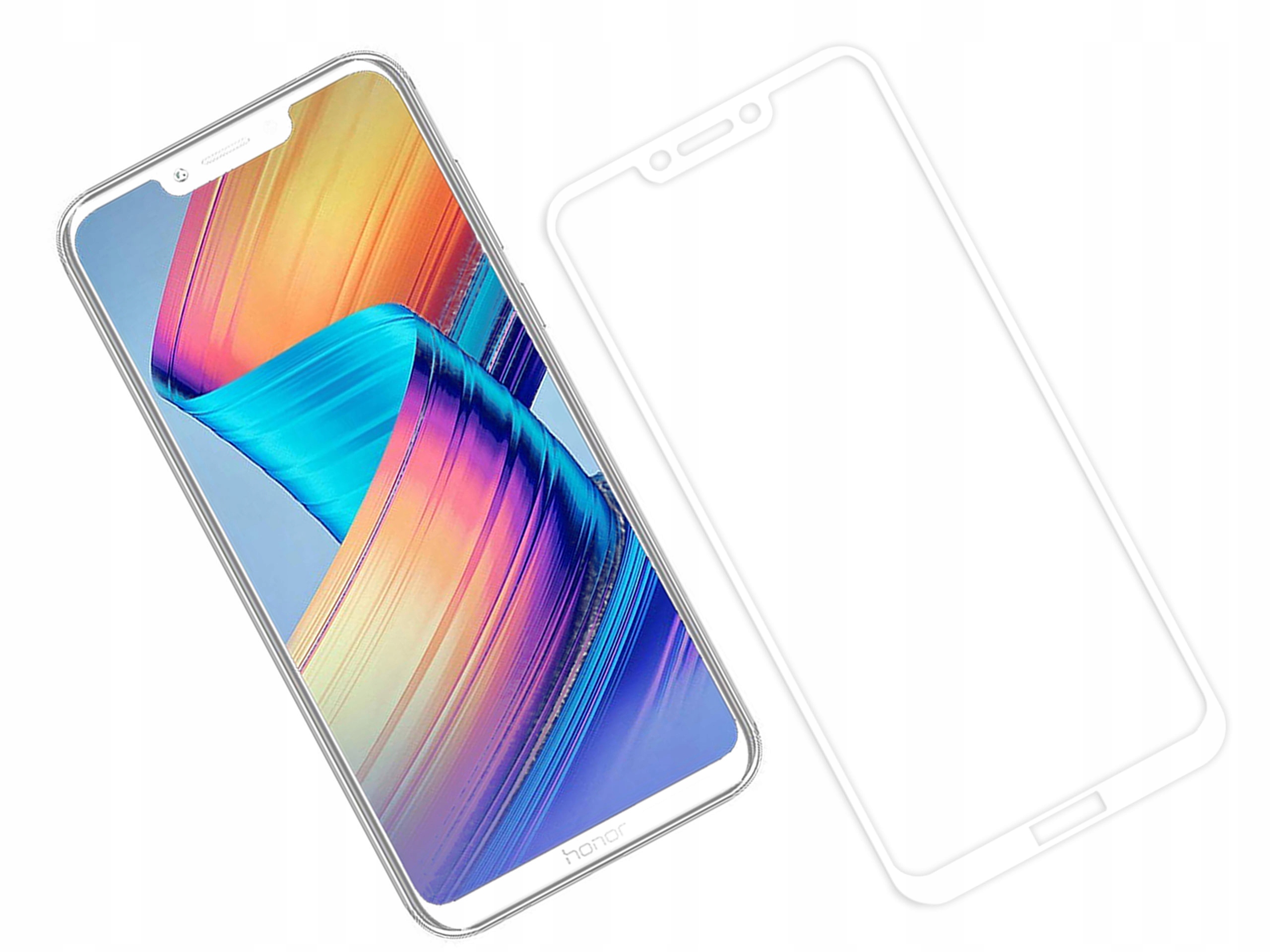 

Szkło hartowane 3D telefon Huawei Honor Play Biały