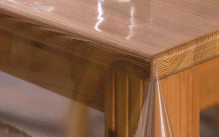 FOLIA OCHRONNA NA BLAT STOŁU BEZBARWNA 140x220 Typ podkładka (mata)