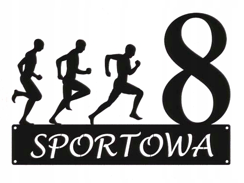 NUMER DOMU, TABLICZKA ADRESOWA NA DOM, STAL! Grubość 2 mm