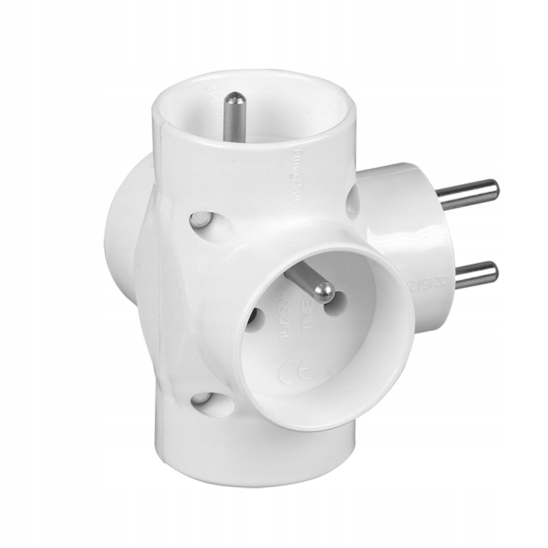 

Rozgałęźnik Rozgałęziacz Złodziejka 4 Gniazda Z/u