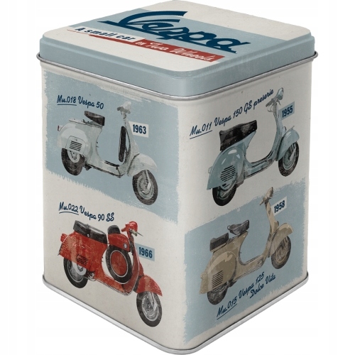 

Pojemnik na herbatę Vespa Italia blacha puszka