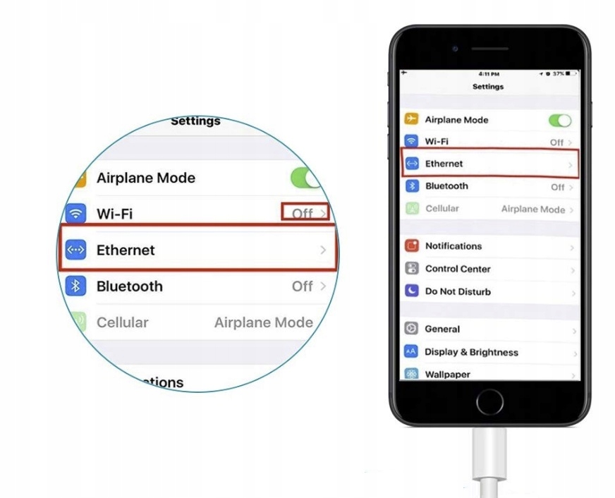Adapter iPhone iPad Lightning do LAN RJ45 xHP xDelete BootMod EAN (GTIN) 5055378441417