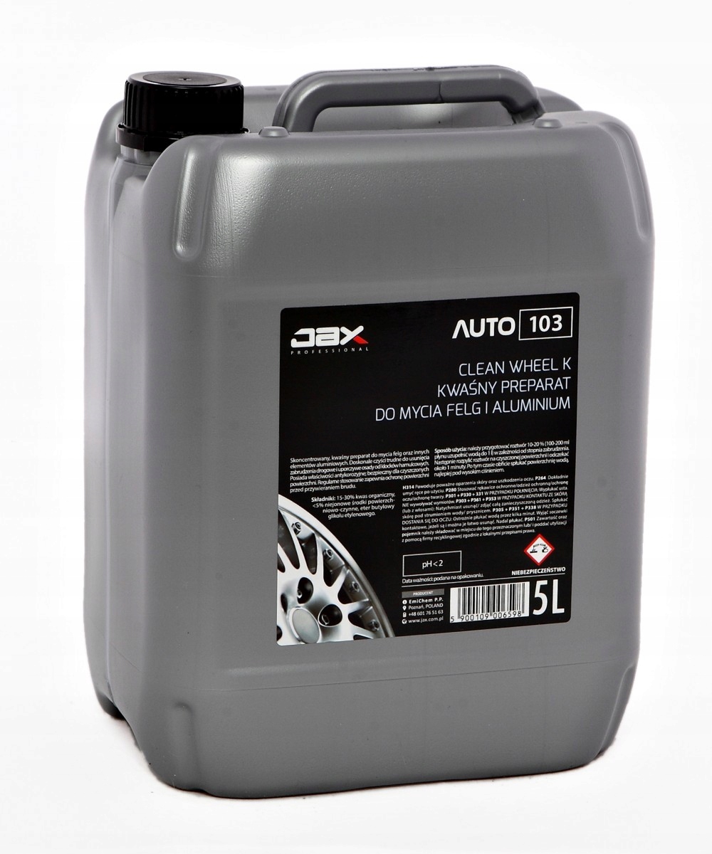 JAX PROFESSIONAL 103 для миття алюмінієвих дисків 5л