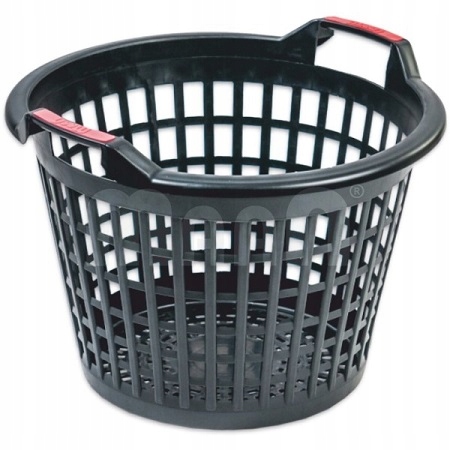 KOSZ AŻUROWY OGRODNICZY CZARNY 25l