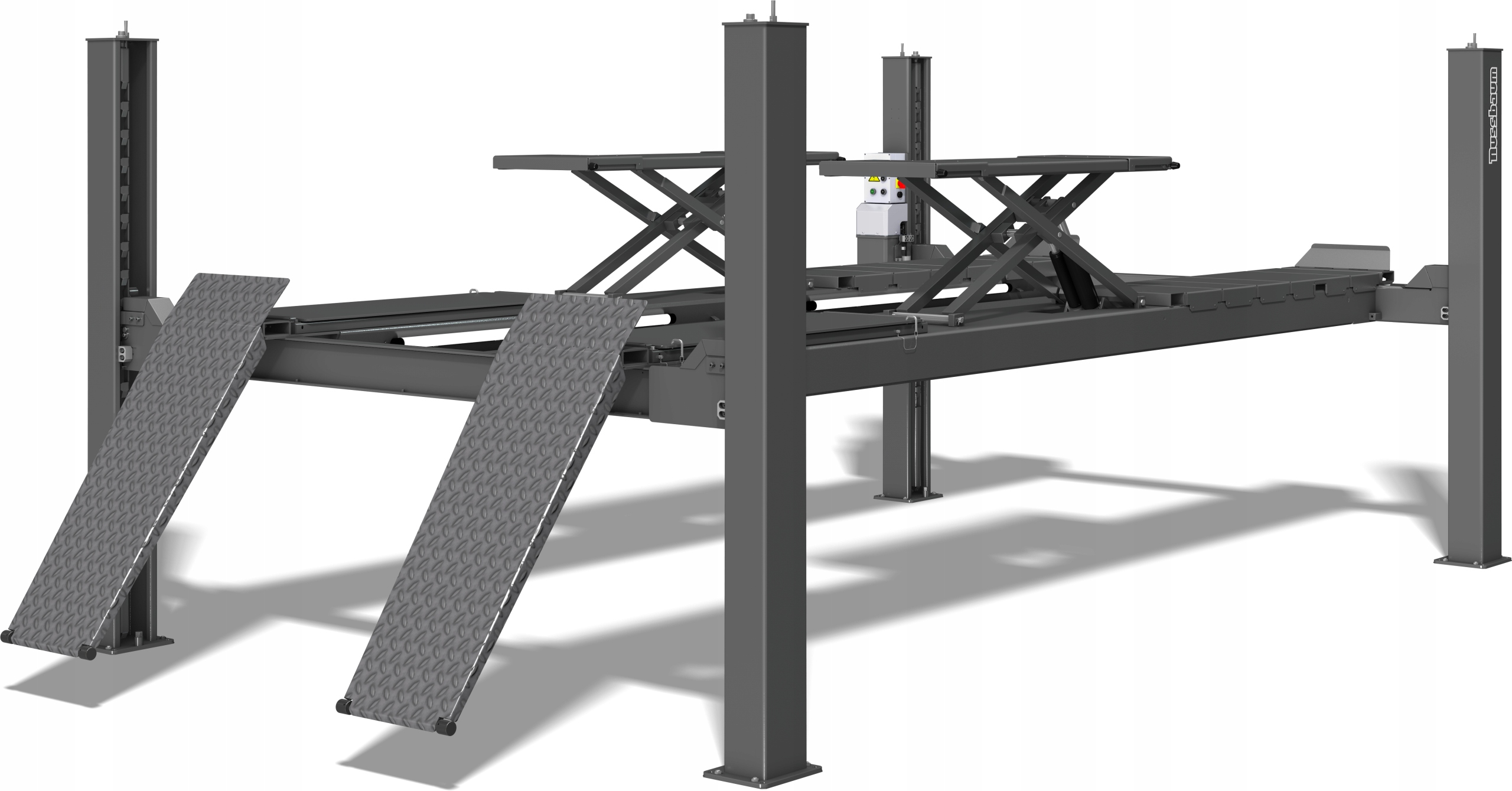 Подъемник Nussbaum 4-столбчатый. с подпрог