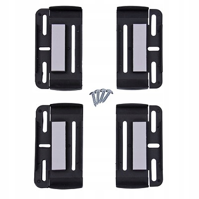 BEZRAMKOWE MOCOWANIE 2 TABLIC REJ UCHWYT RAMKI KPL czarne SimpleFix Jakość!