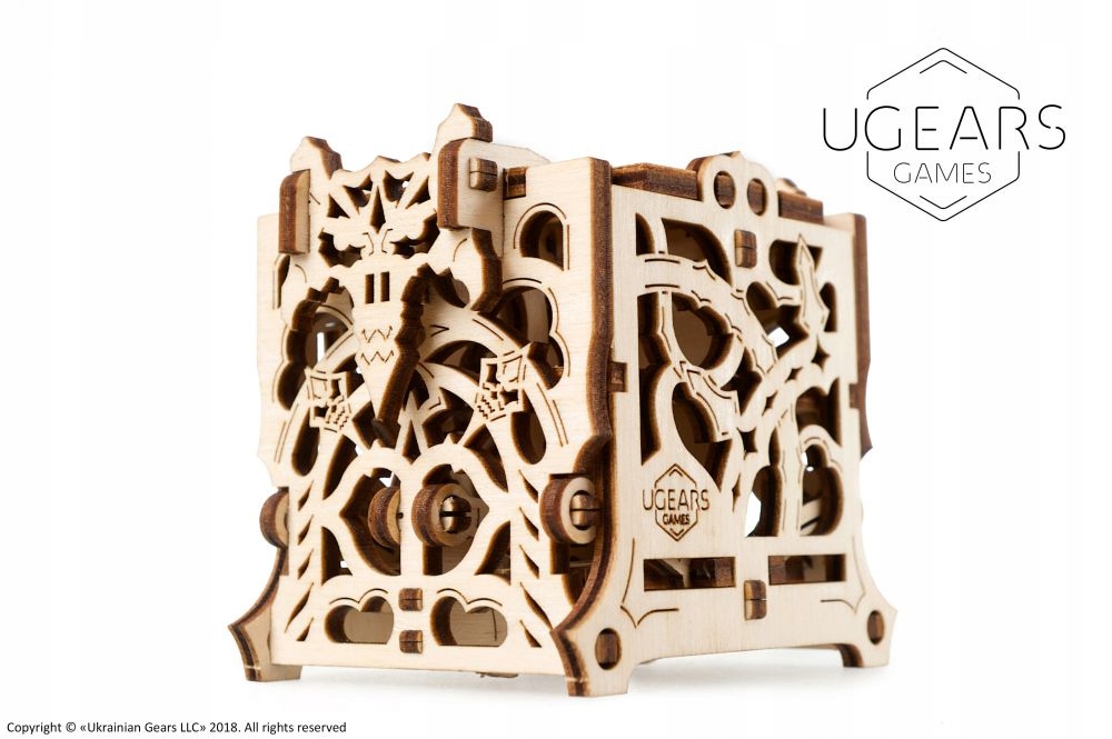 

Zestaw Ugears dla graczy pudełko na kostki