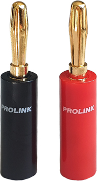 

Wtyk bananowy Prolink Tbc 054 na kabel głośnikowy