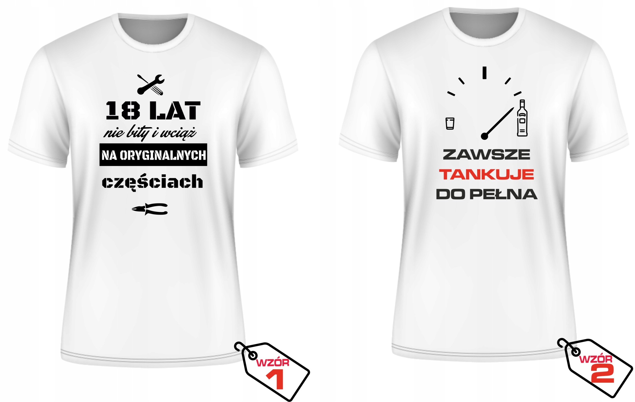 KOSZULKA NA 18 URODZINY 18 LAT SUPER PREZENT XX Rozmiar XXL