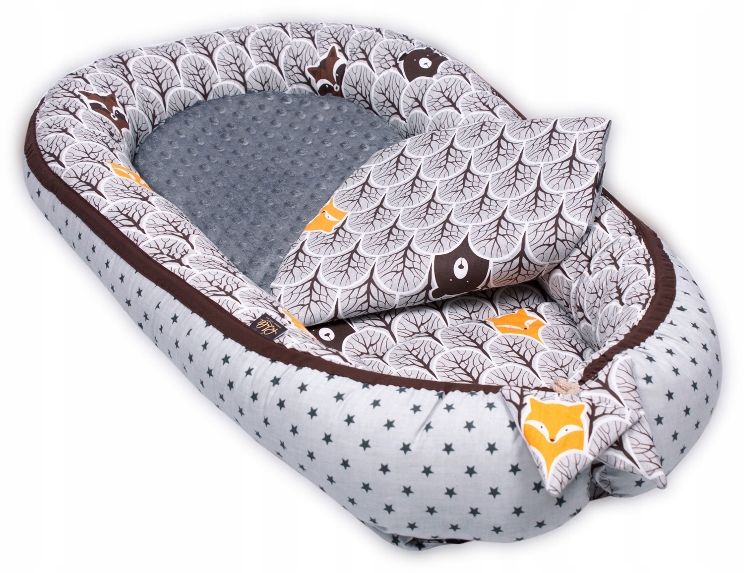 5 EL KOKON NIEMOWLĘCY KOCYK MATERAC PODUSZKA MINKY Szerokość produktu 50 cm