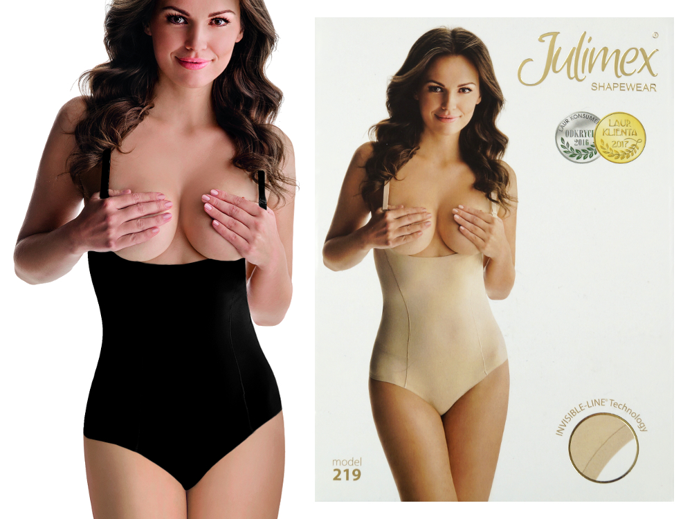 

Wyszczuplające Bezszwowe Body 219 Julimex r M