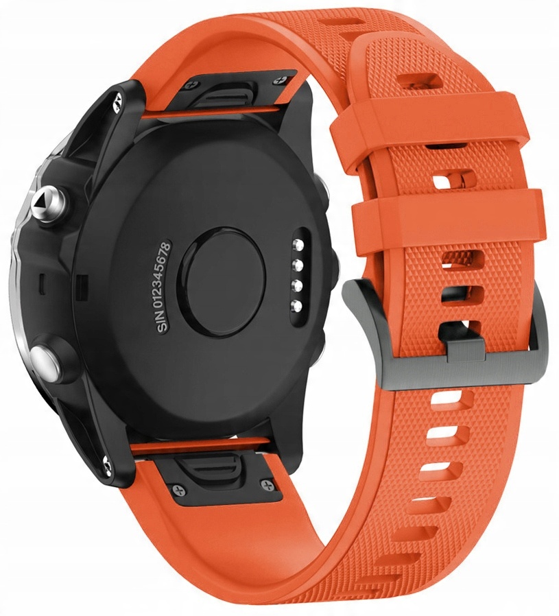 

Pomarańczowy Silikonowy Pasek do Garmin Epix 2