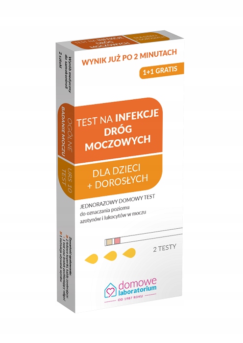 

Test na infekcje dróg moczowych jednorazowy 2 szt