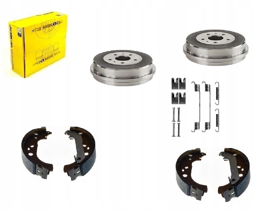 Bubny Pružinové Čelisti Ford Focus II Sada