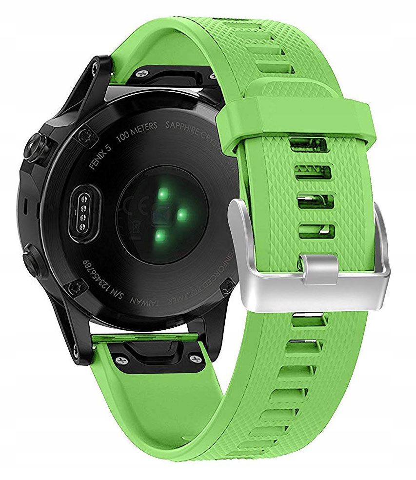 

Zielony Silikonowy Pasek do Garmin Epix 2