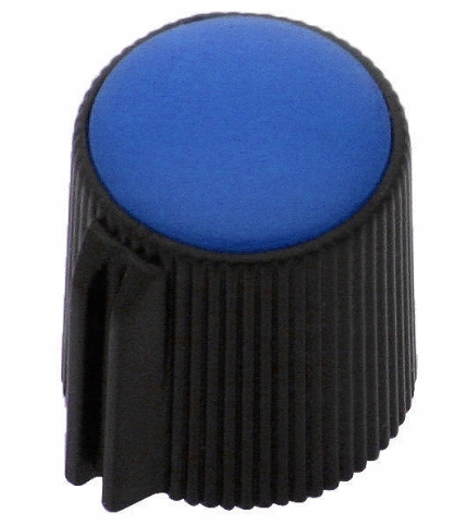 

Gałka potencjometru Niebieska śr 13mm h=15mm(1668)