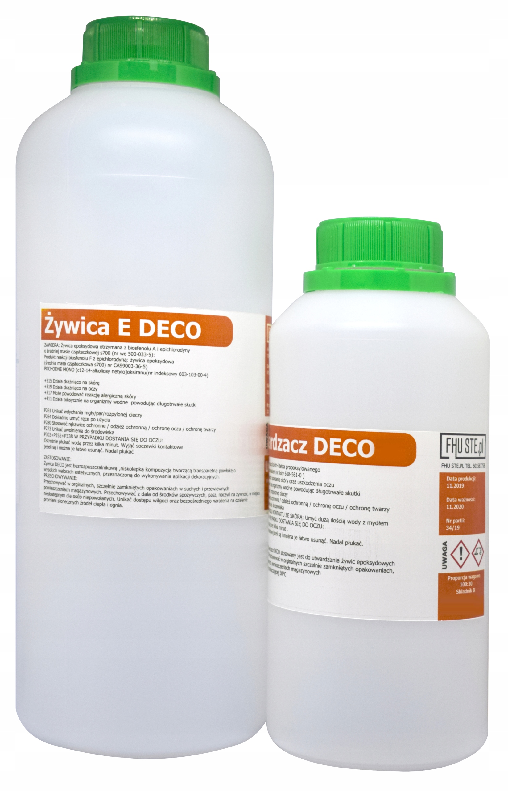 

Żywica Epoksydowa Bezbarwna Krystaliczna Deko 1KG