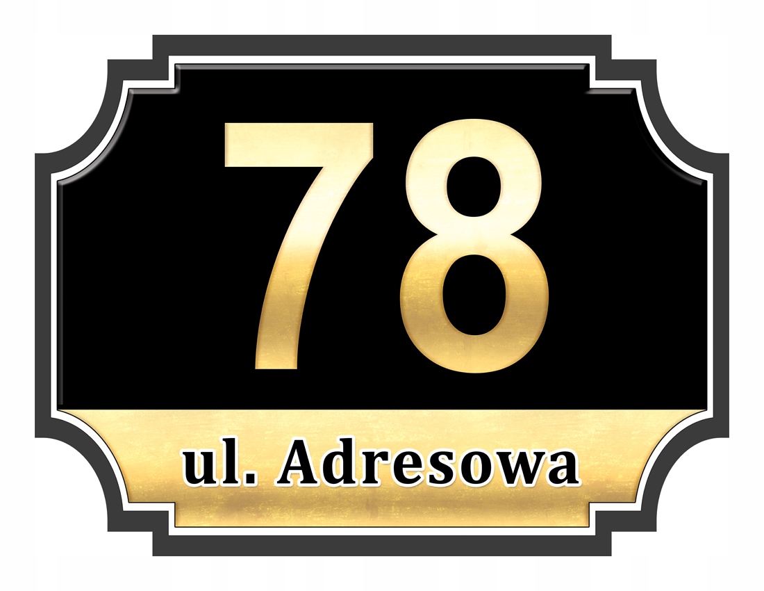 

Tabliczka Adresowa Adres Numer Na Dom znak ulica