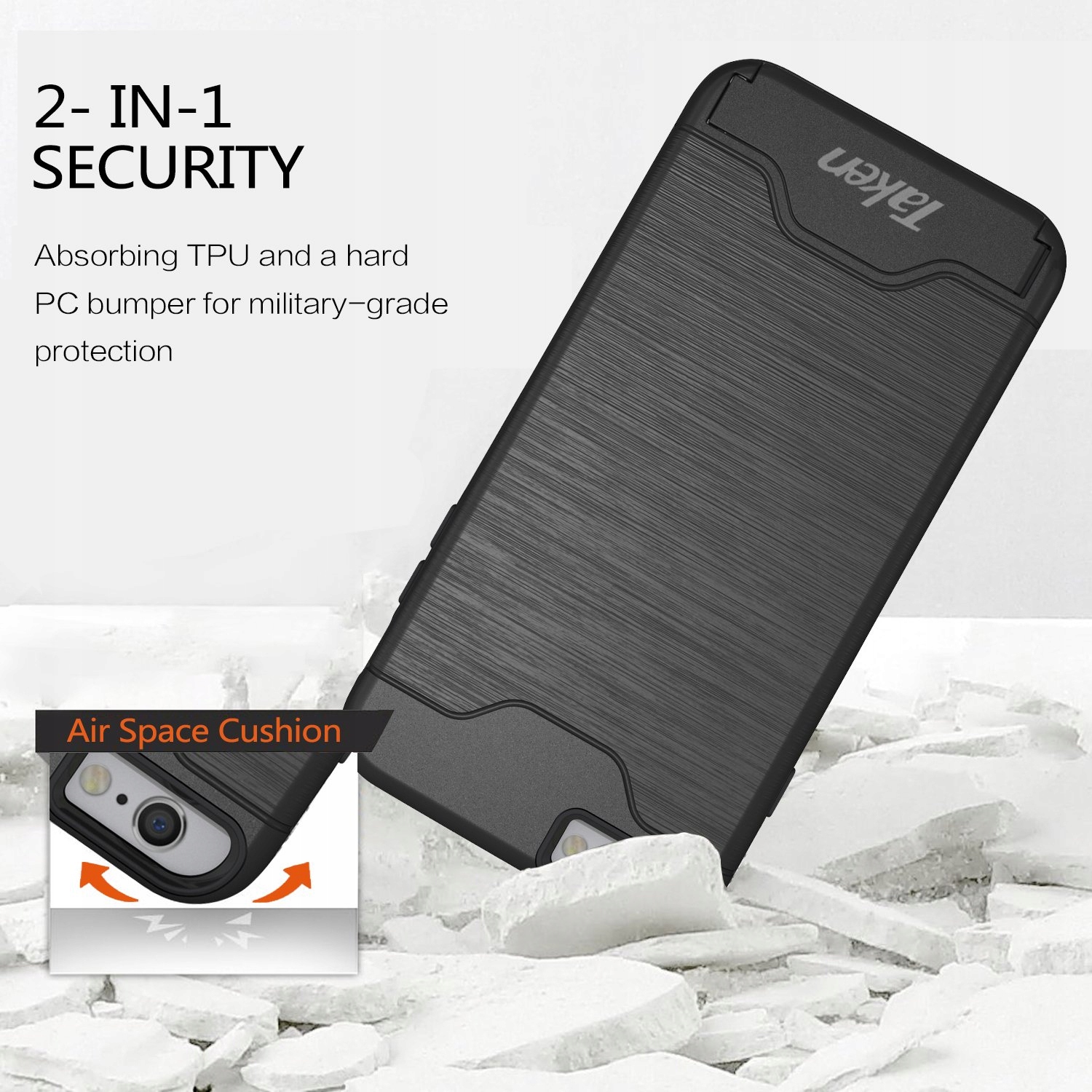 ETUI PANCERNE CARBON CASE DO IPHONE 6 PLUS 6S PLUS Typ plecki