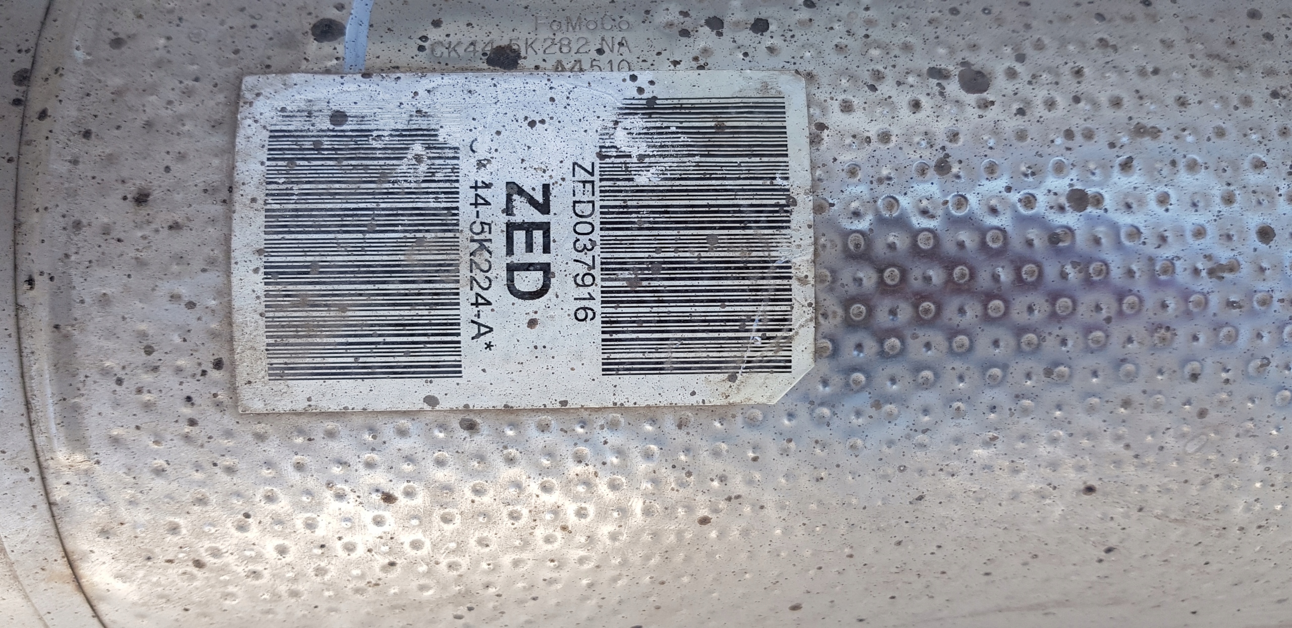 FORD TRANSIT MK8 FILTR CZĄSTEK DPF CK44-5K282 Producent części Ford OE