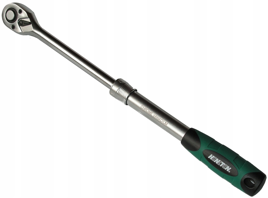 Klucz grzechotka Honiton 1/2" 72 zęby długość 300-445 mm