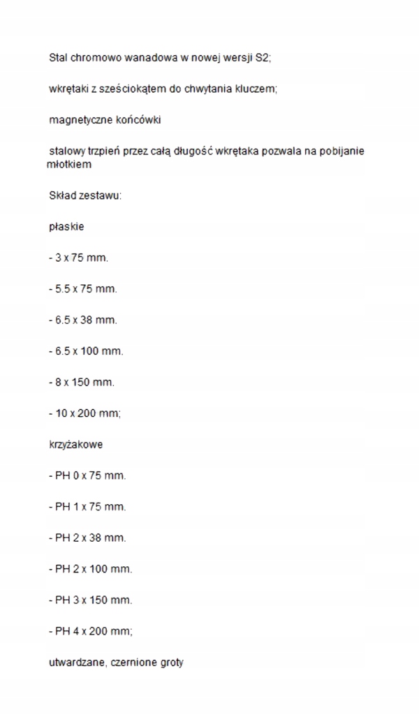 ENERGY ZESTAW WKRETAKOW SRUBOKRETOW Z SZESCIOKATEM Producent code NE00188