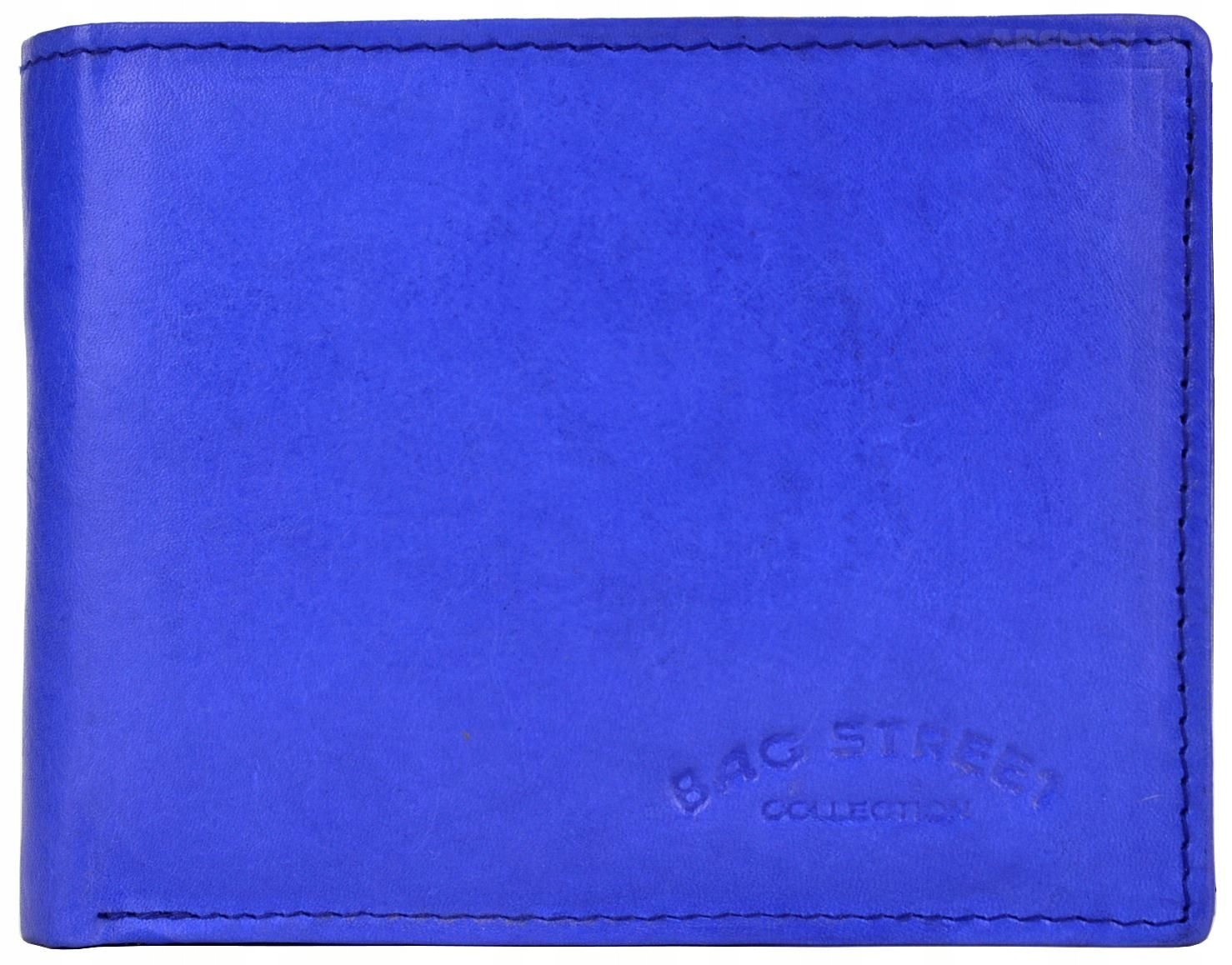 

G4-266 Niebieski Nietypowy Unikalny Portfel Męski