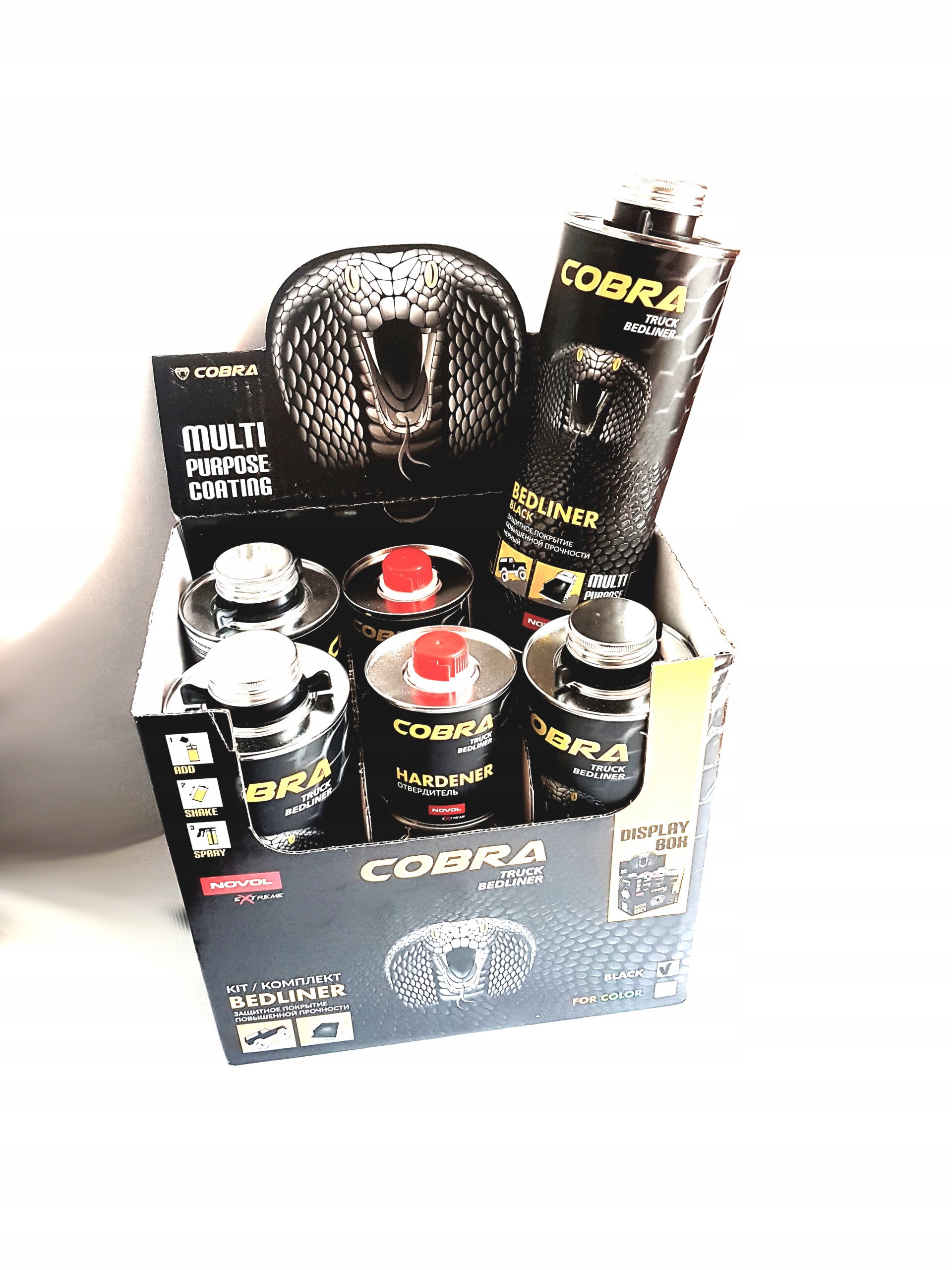 

Novol Cobra Truck Bedliner powłoka ochronna Zestaw