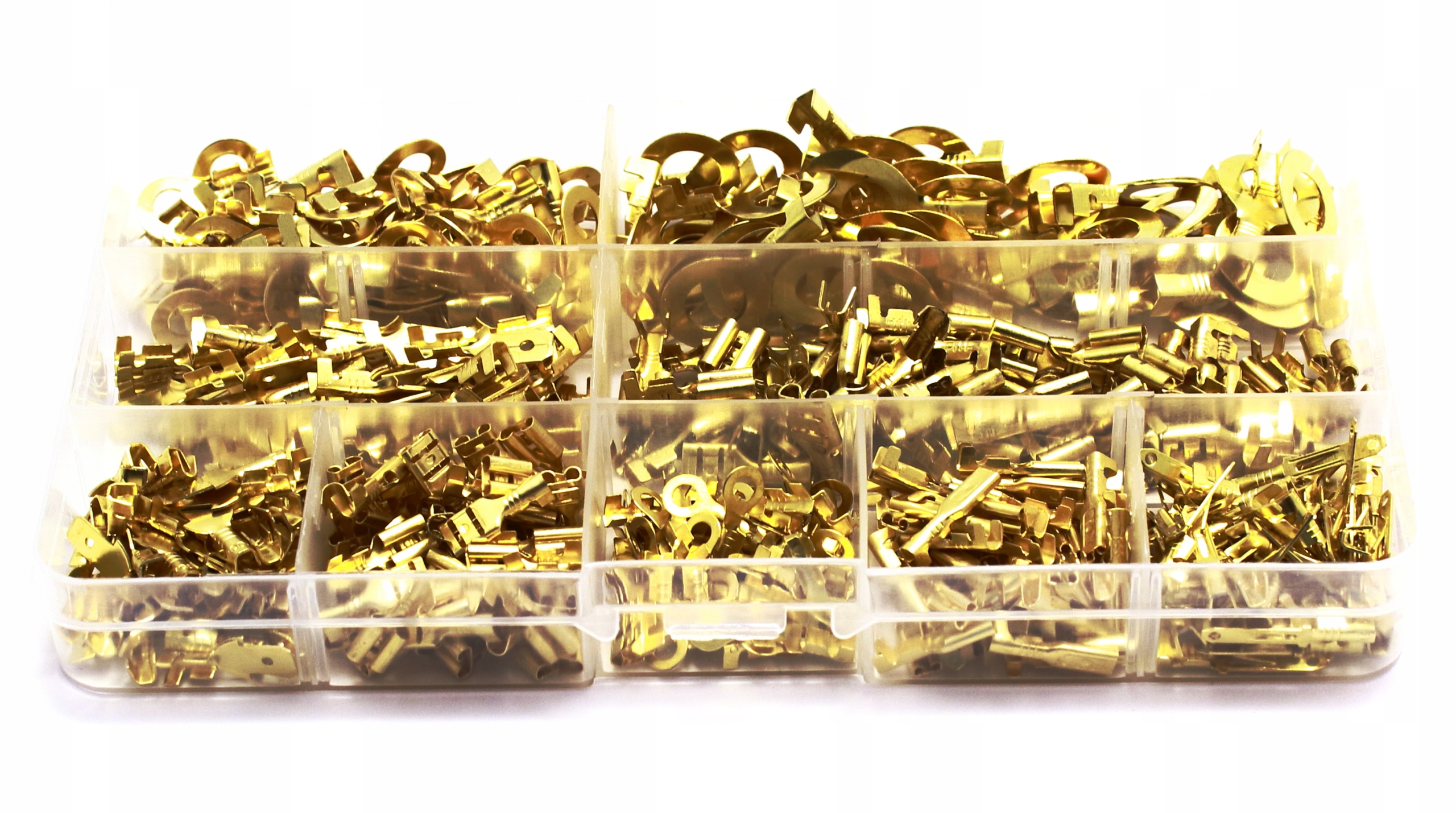 KONEKTORY WSUWKI KONEKTORKI KABLOWE ZESTAW 450 SZT Kod producenta A009