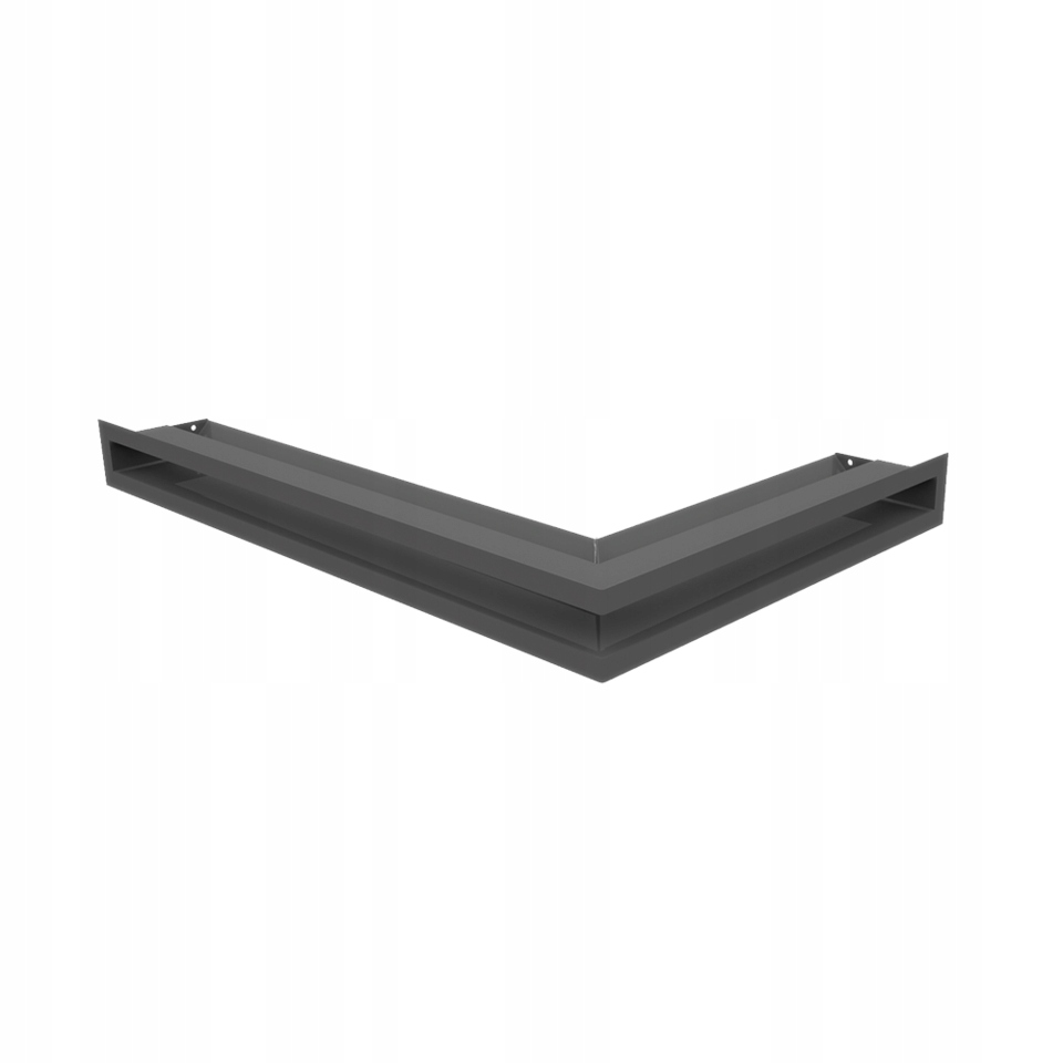 Mřížka Luft rohová levá 60x40x6 grafitová Slim