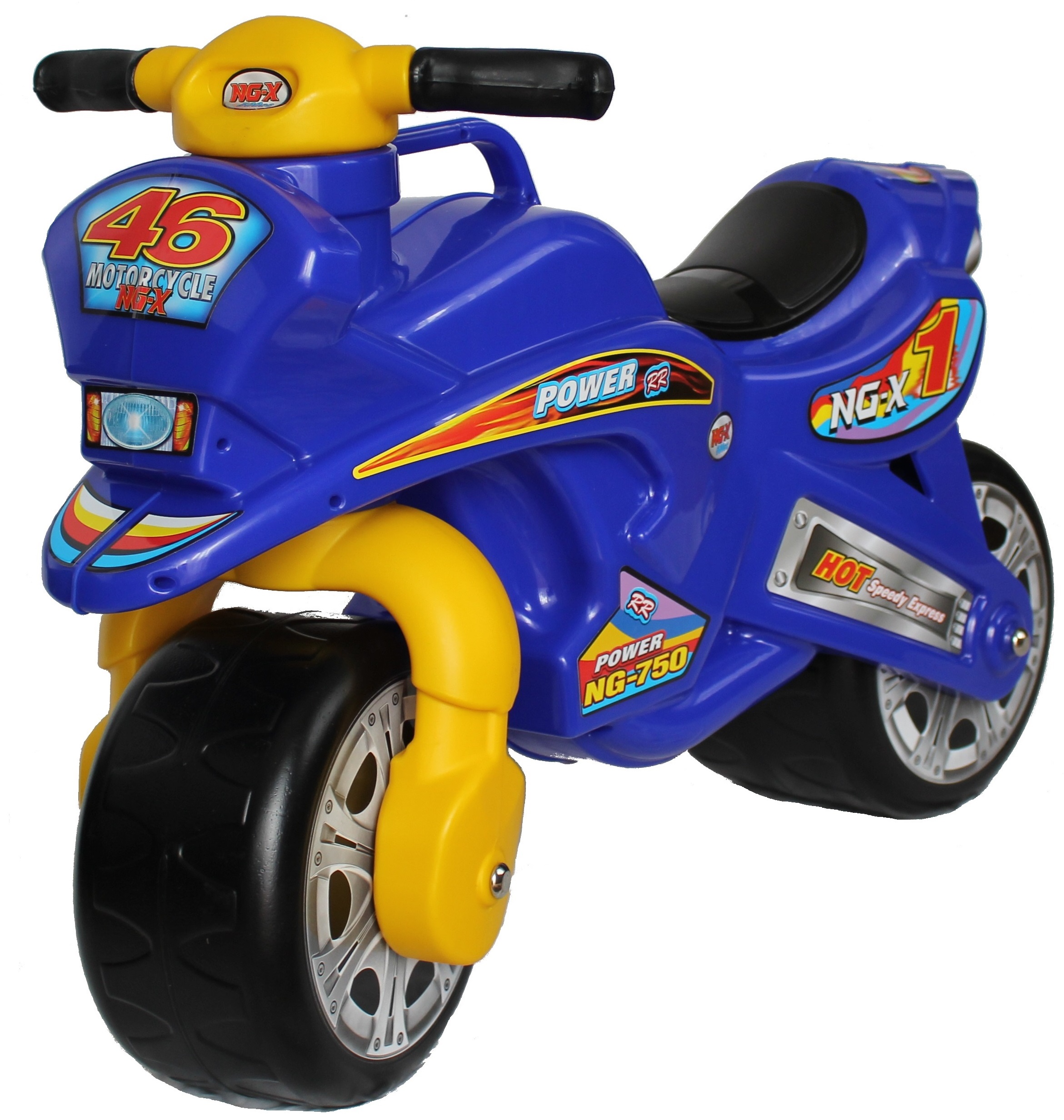 Jeździk Motor Bed- Pol Lazur- MIX