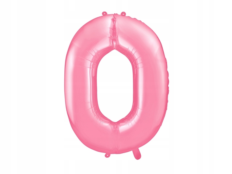 

Balon foliowy Cyfra 0 różowa 86 cm