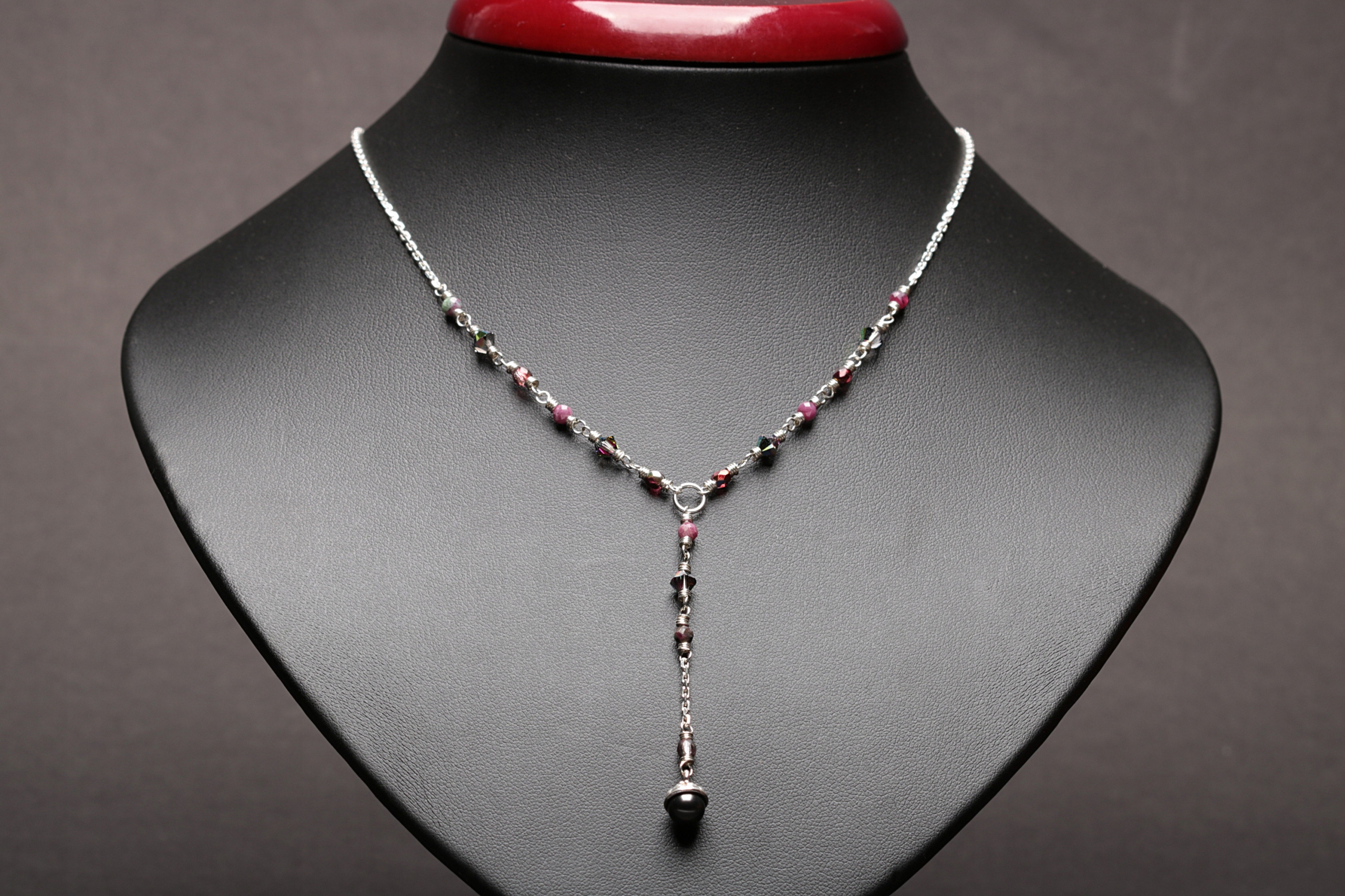 Náhrdelník stříbro 925 zoisyt swarovski