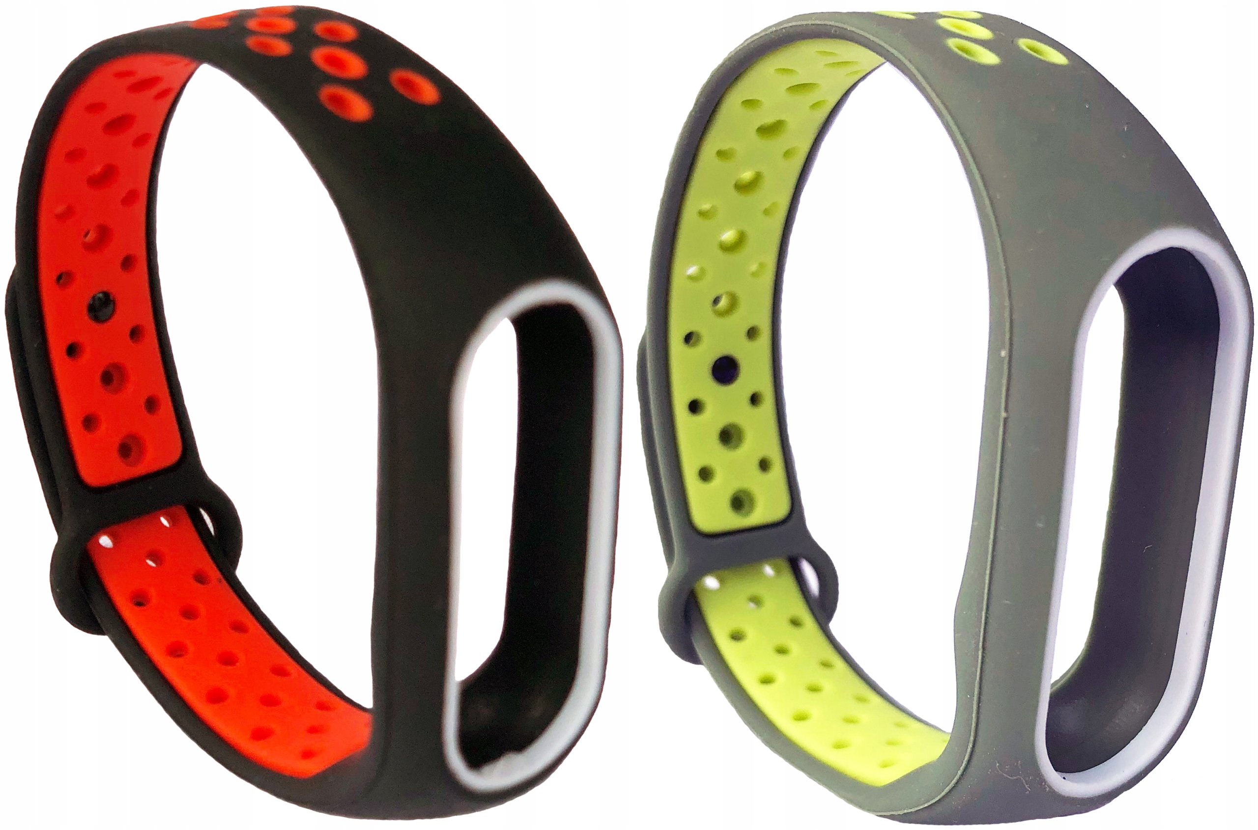 

Opaska Xiaomi MI BAND2 Miękka Dziurki Zestaw 2SZT