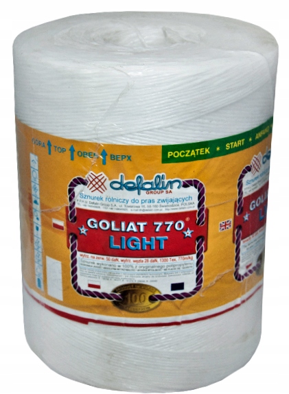 

Sznurek Rolniczy Goliat Light 770 1300TEX 3000M
